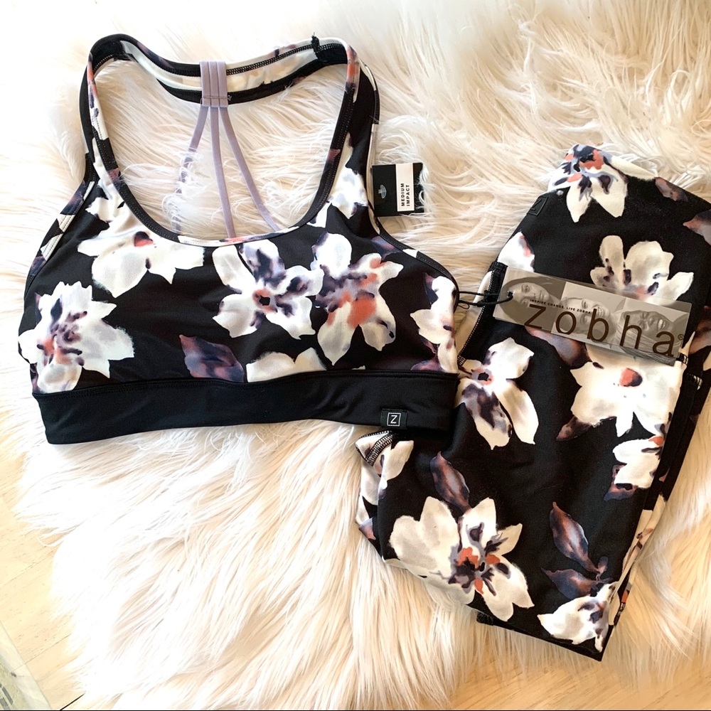 Zobha yoga set- S sports bra- XS yoga pant
